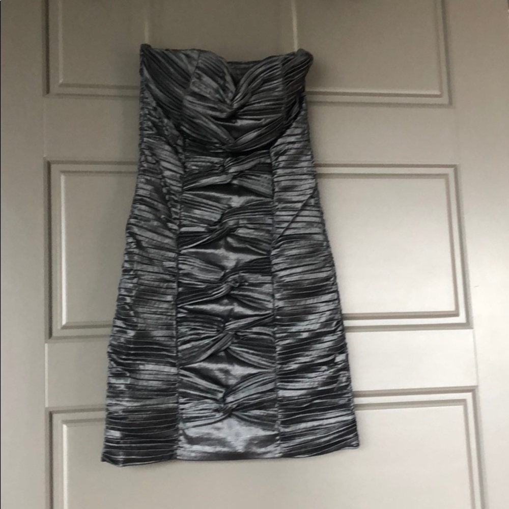 Gray mini dress - only worn once!